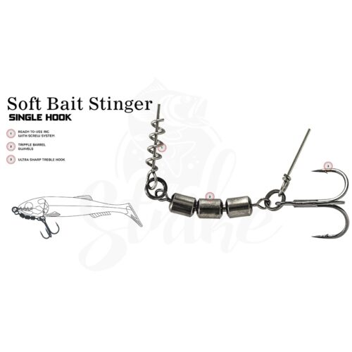 Soft Bait Stinger - Single Hook - Molix
