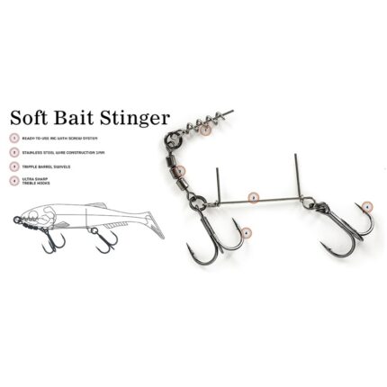 MOLIX Soft Bait Stinger Tandem