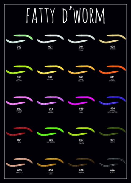 libra-lures-fatty-dworm-color-chart
